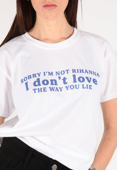 T-Shirt Donna "The way you lie"