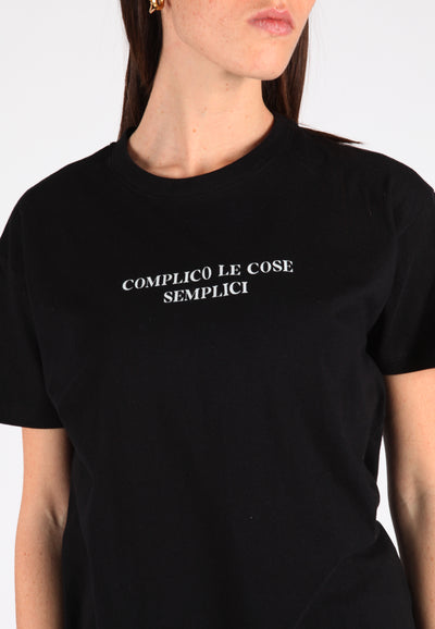 T-Shirt Donna "Complico le cose semplici"