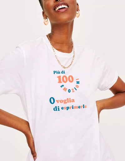 T-Shirt Donna "100 emozioni"