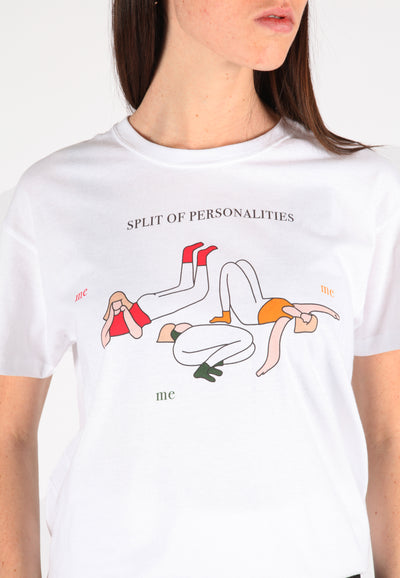 T-shirt Donna "Split of personalities"