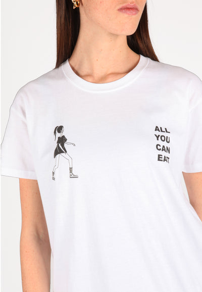 T-Shirt Donna "All you can eat "