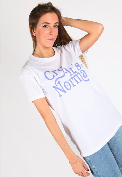 T-Shirt Donna "Cry. It's normal"