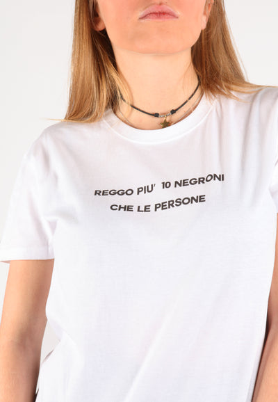 T-Shirt Donna "Reggo più 10 negroni"