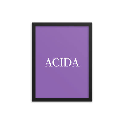 Poster con cornice "Acida"