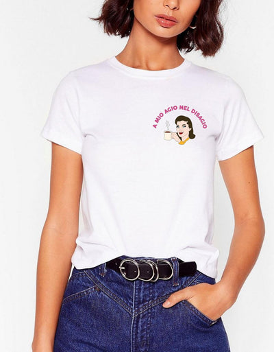 T-Shirt Donna "A mio agio nel disagio" - dandalo