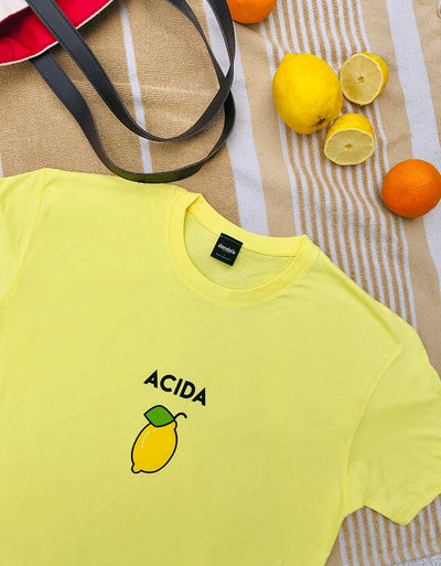 T-Shirt Donna "Acida - Limone" - dandalo