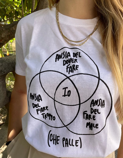 T-Shirt Donna "Ansia diagramma" - dandalo