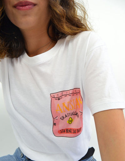 T-Shirt Donna "Ansia Grattuggiata" - dandalo