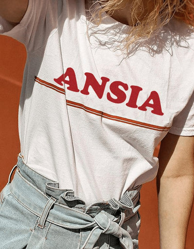T-Shirt Donna "Ansia" - Retrò - dandalo