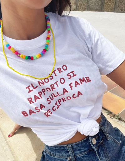 T-Shirt Donna "Fame reciproca" - dandalo