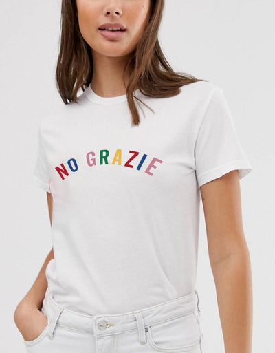 T-Shirt Donna "No grazie" - dandalo