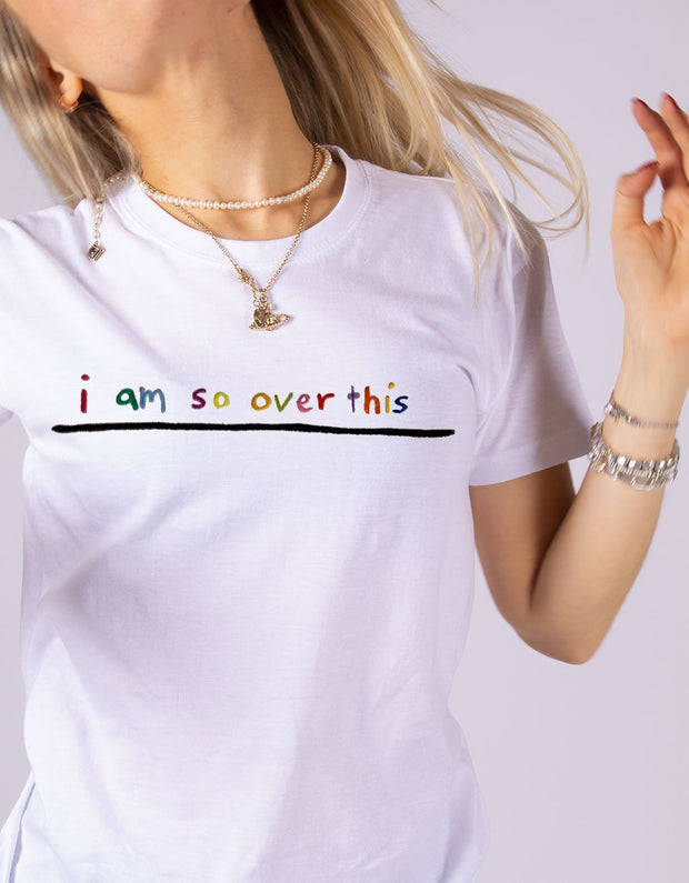 T-Shirt Donna "Over It" - dandalo