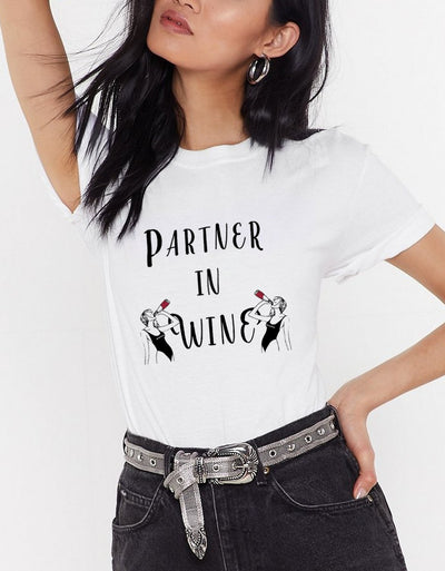 T-Shirt Donna "Partner in wine" - dandalo