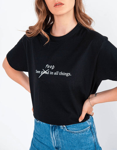 T-Shirt Donna "See food in all thing" - dandalo
